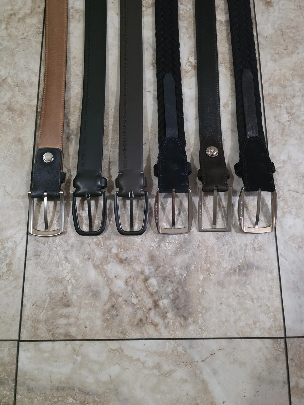 6 - Luxury Brioni and Zegna Belts - Italian Designer All Size 95 Cm